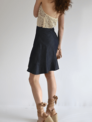 Pandora Detachable Denim Skirt