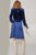 Sabine Cobalt Wrap Skirt