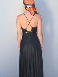 SUNDIS Leather-Like Knit Sundress