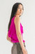 THALIA Silk Magenta Camisole