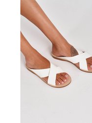 Palla Slide Sandal - White