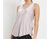 Bridget Silky Racer Tank Top In Iris - Iris