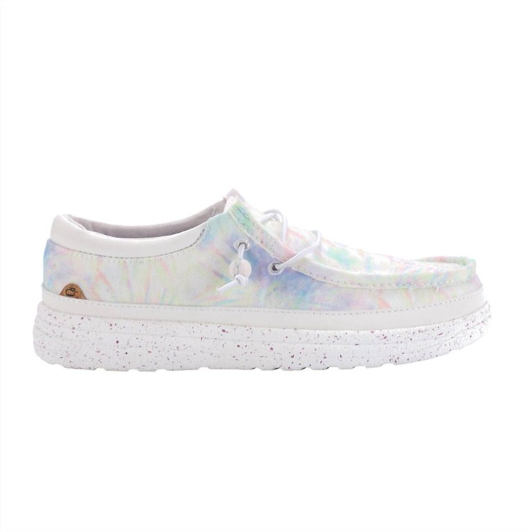 Maia Elastic Tie Loafer In Pastel Tie Dye - Pastel Tie Dye