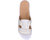 Chorra Sandal In White Lamba/gold