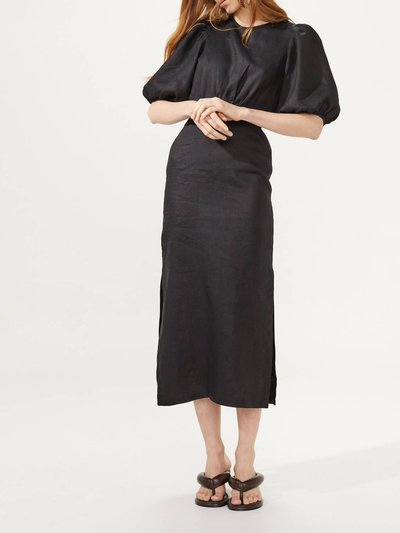 Lanhtropy Ios Linen Dress In Black product