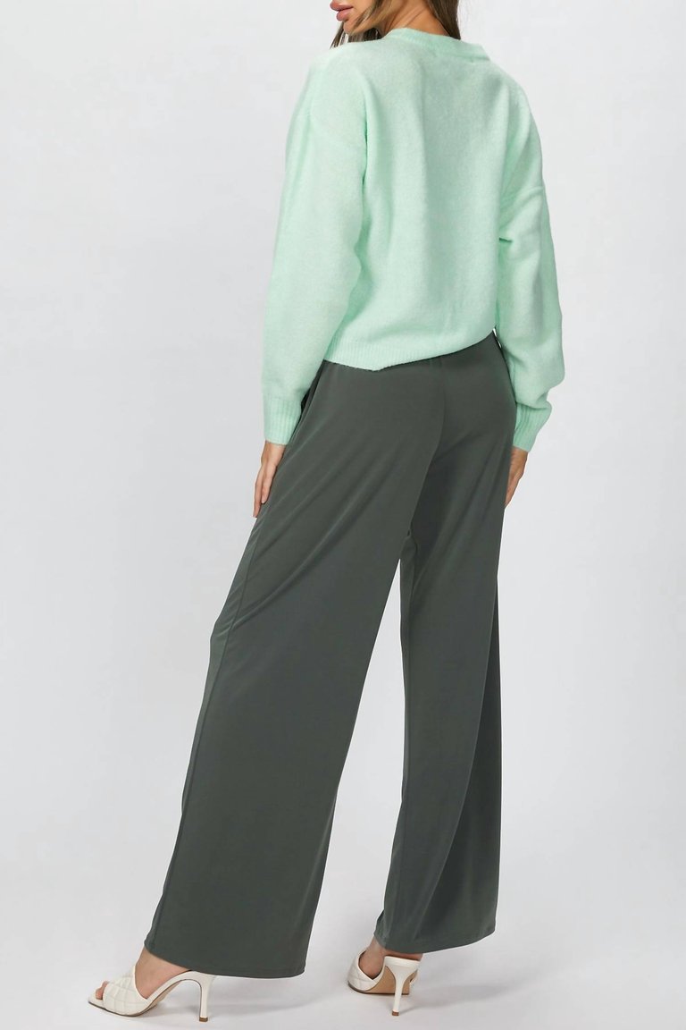 Philosophy Wide Leg Pocket Pant In Army