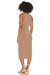 Side Tie Dress In Tan