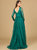29139 - Elegant Overskirt Dress With Long Sleeves