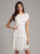 33404 - Beaded White Short Dress - Ivory