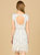 33404 - Beaded White Short Dress