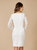 51052 - Carla Long Sleeve Beaded Lace Mini Dress