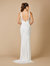 51086- Beaded Bridal Gown With Illusion Neckline