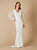 Finley Sheer Sleeve Wedding Gown - Ivory