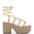 CoCo Platform Sandal - Kid Metallic Gold