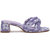 Laguna Floral Knit Sandal - Lilac