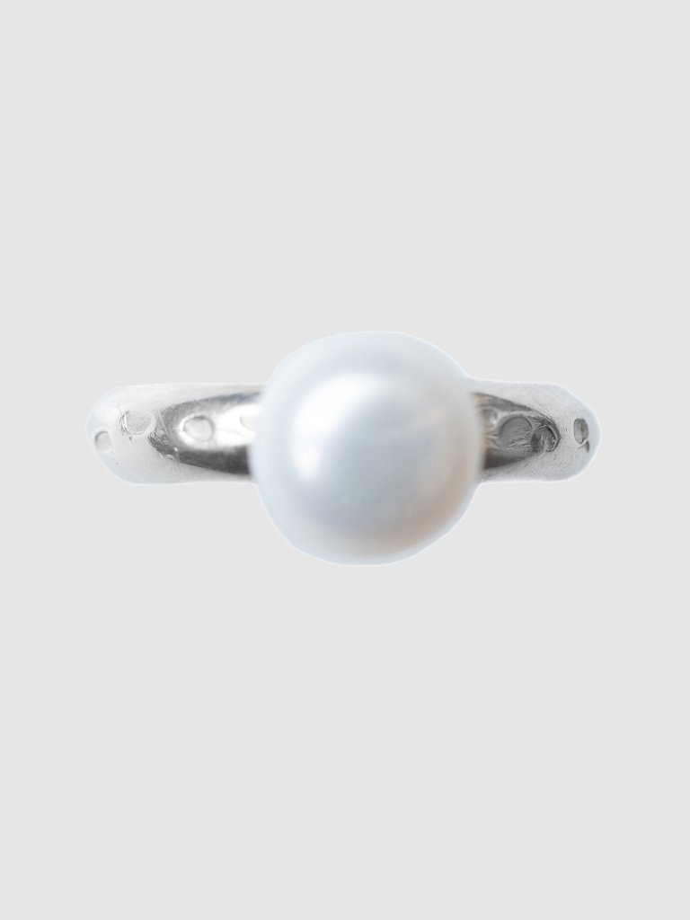 Sterling Silver Pearl Ring