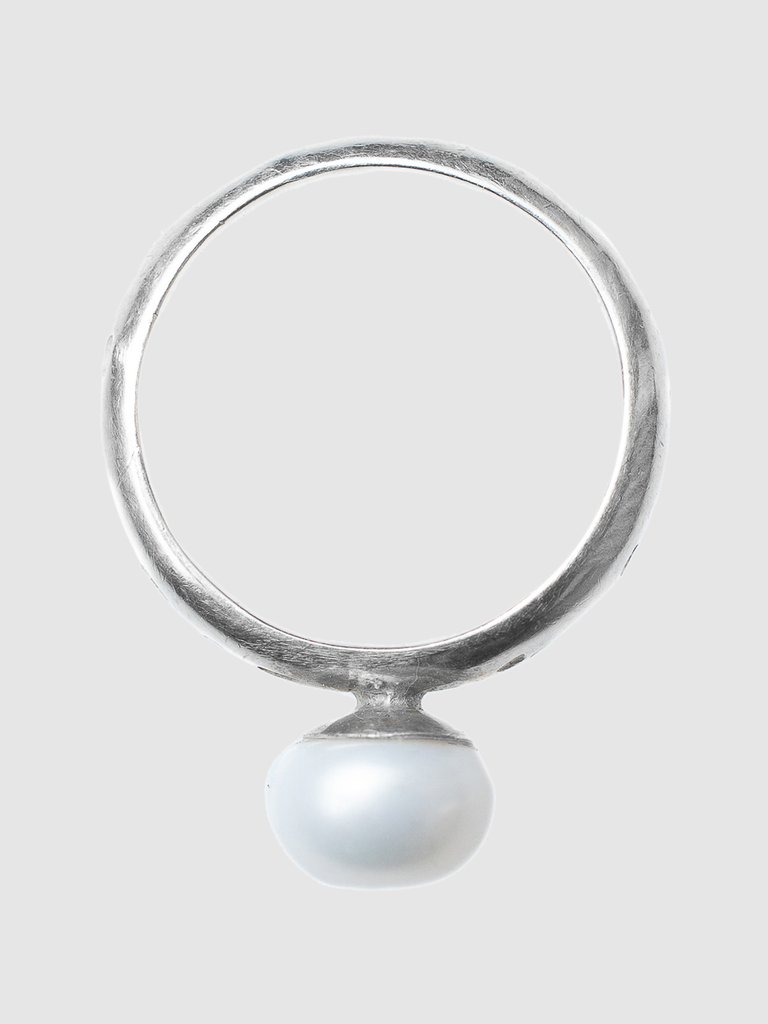 Sterling Silver Pearl Ring