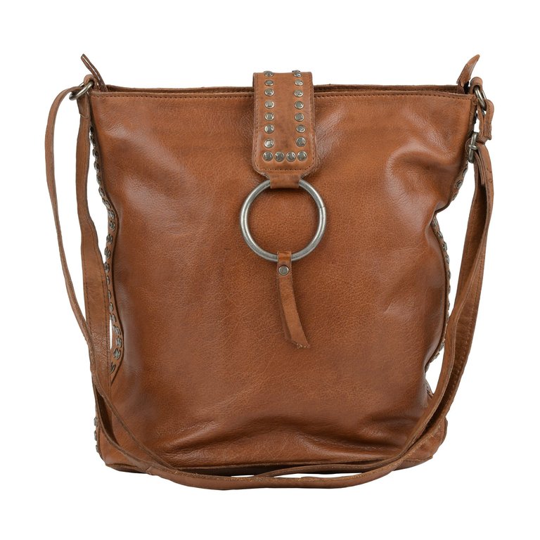 Leora Crossbody - Cognac