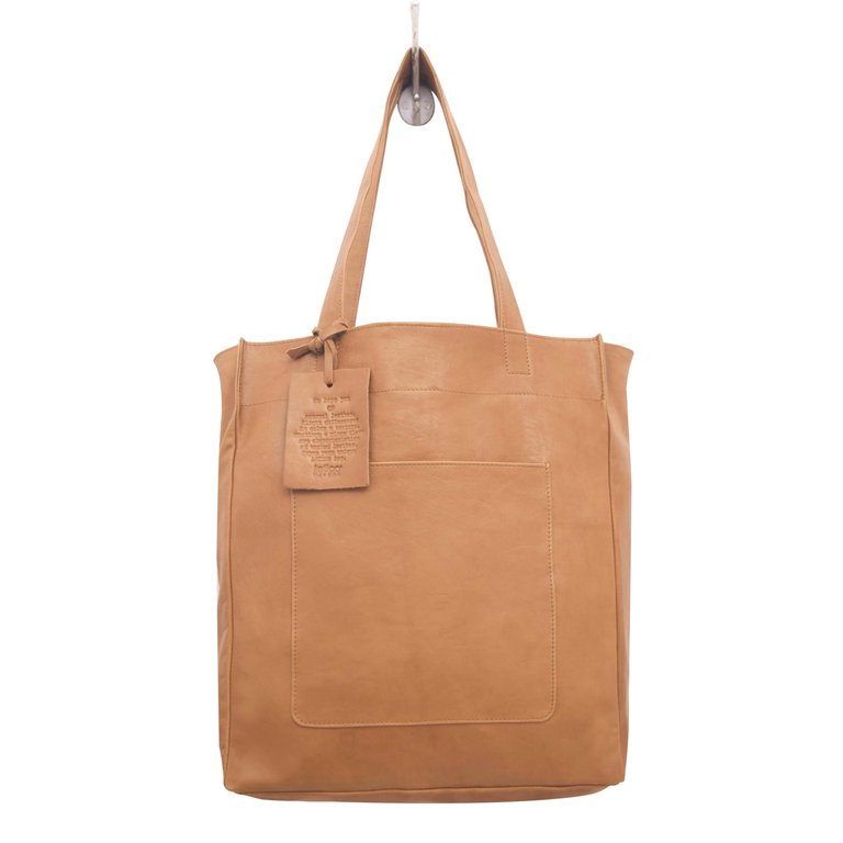 Margie Tote/Shoulder Bag - Tan