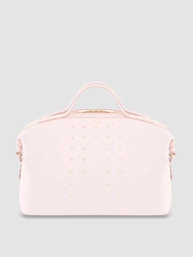 Blush Pink Venezia Weekender - Blush Pink