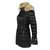 Women'S Quilted Faux Fur Hood Puffer Jacket Coat