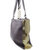 Milena Grey/Gold Leather Shopper Bag