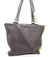 Milena Grey/Gold Leather Shopper Bag