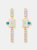 Pendientes René Blancos - White/Blue