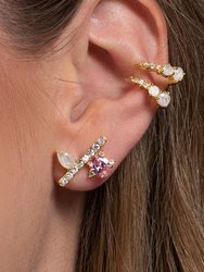 Pendientes Shera Rosa