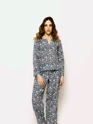 Fleur Pajama Pants - Indigo