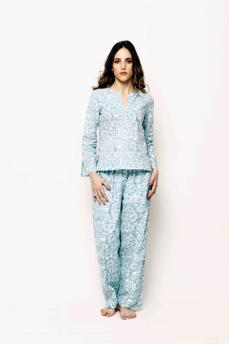 Mirabella Pajama Pants - Aqua