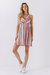 Lv-halter Striped Dress