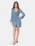 AXO1756L90 Dress - Blue/Gold