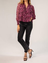 Molly Top - Pink/Black