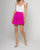 Ruffle Mini Skirt - Hot Pink