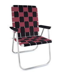 Black & Burgundy Classic Chair