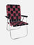 Black & Burgundy Classic Chair - Black/Burgundy