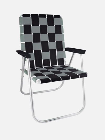 Lawn Chair USA Black & Silver Classic Chair product