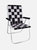 Black & White Classic Chair with Black Arms - Black And White