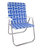 Blue and White Stripe Magnum Chair