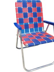 Blue & Red Classic Chair