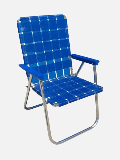 Lawn Chair USA Blue Wave Classic Chair With Blue Arms product