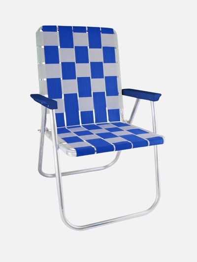 Lawn Chair USA Blue & White Classic Chair product