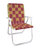 Burgundy & Gold Classic Chair