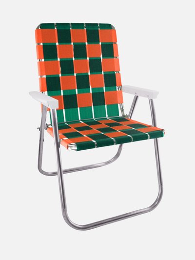 Lawn Chair USA Green And Orange Classic Chair product