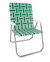 Green and White Stripe Magnum Chair