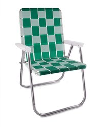 Green & White Classic Chair