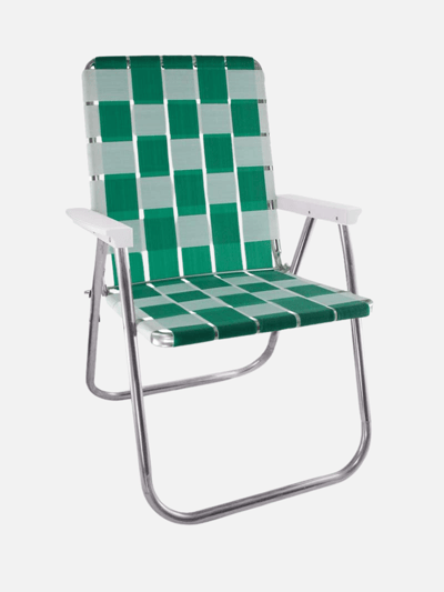 Lawn Chair USA Green & White Classic Chair product