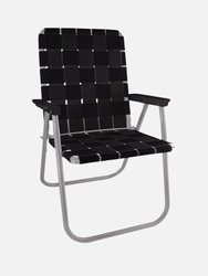 Midnight - Black Classic Lawn Chair - Black