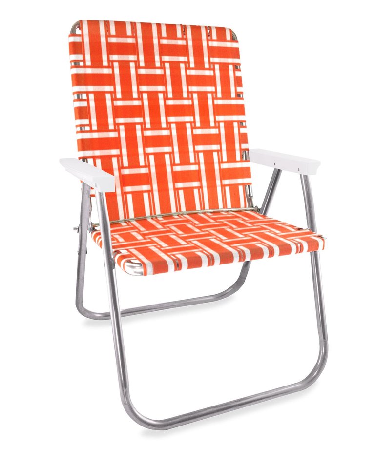 Orange and White Stripe Magnum Chair